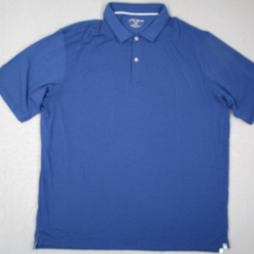 Peter Millar Seaside Mens XXL Blue Short Sleeve Polo Shirt MF21K01S - Picture 2 of 10
